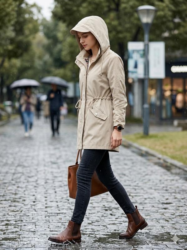 💖LAST DAY SALE 50% OFF🧥Women's Chic. Lightweight. Waterproof Jacket 🍃-Unleash Style and Durability in Any Storm!