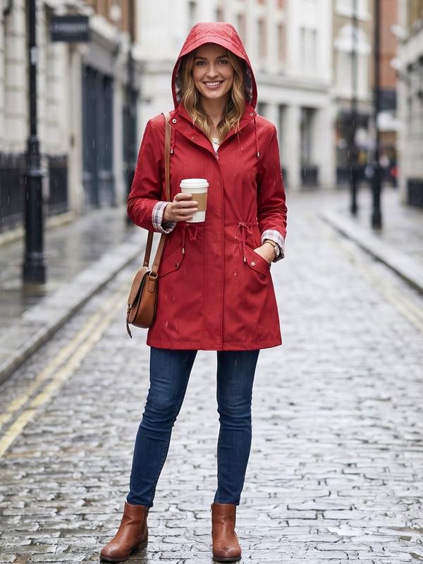 💖LAST DAY SALE 50% OFF🧥Women's Chic. Lightweight. Waterproof Jacket 🍃-Unleash Style and Durability in Any Storm!