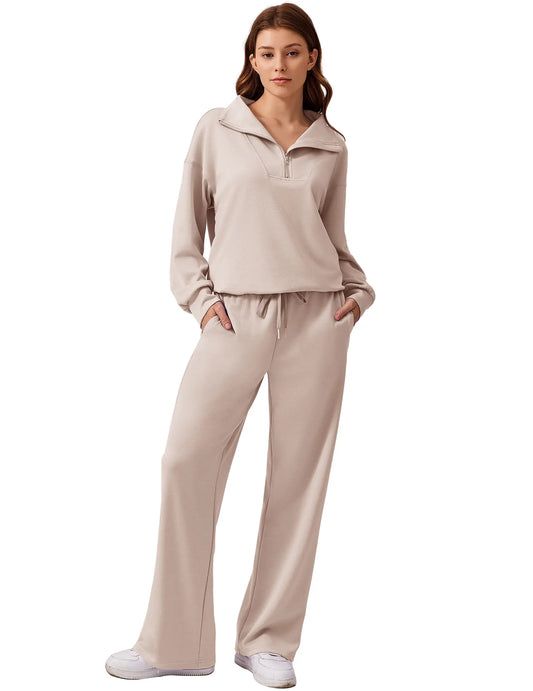 Pinspark Women's Two-Piece Sports Set - Comfortable Activewear