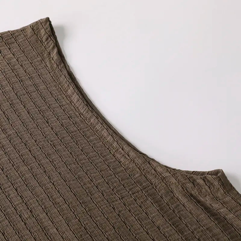 Men's 2-Piece Waffle Knit Sports Set Breathable Casual Wear
