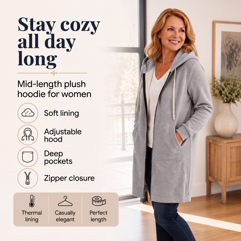 📢📢This Week's Special Price:$29.99!!🔥✨ Women's Zip-Up Fleece Hoodies