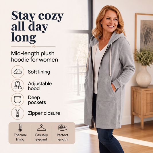 📢📢This Week's Special Price:$29.99!!🔥✨ Women's Zip-Up Fleece Hoodies